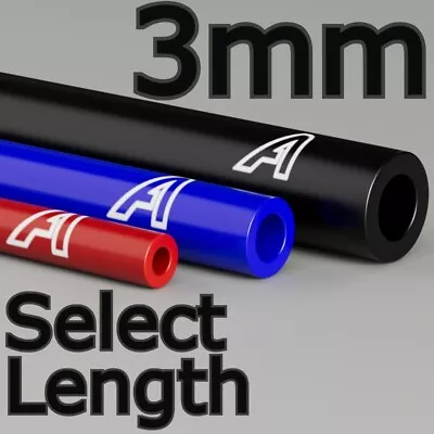 £2.92 • Buy 3mm Silicone Vacuum Hose Pipe Tube Water Air Coolant Dump Valve Turbo Boost Line