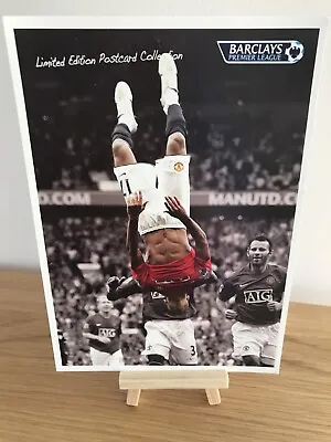 Giggs - Nani - Manchester United 07/08 - Barclays Limited Edition Postcard A5 • £2.25