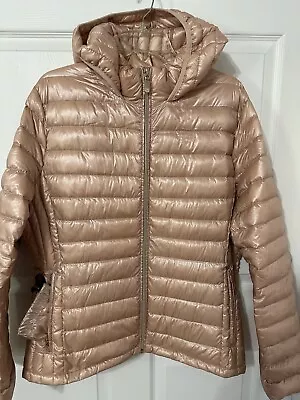 CALVIN KLEIN Packable Lightweight Down Insulated Puffer Jacket Peach Womens XXL • $19