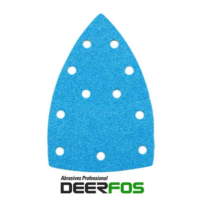 £15.90 • Buy Sanding Sheets Pads Delta Fits Bosch Prio / PSM  & Metabo FMS Sandpaper 10x15cm