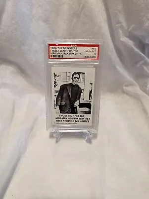 THE MUNSTERS Card #45 Leaf Brands U.S.A. 1964 Kayro-Vue Productions TV-PSA 8 • $79.99