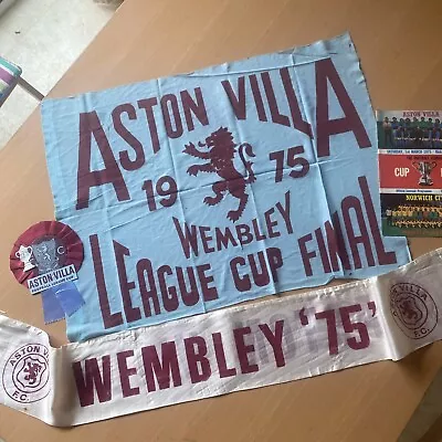 Aston Villa 1975 Wembley League Cup Final Items • £35