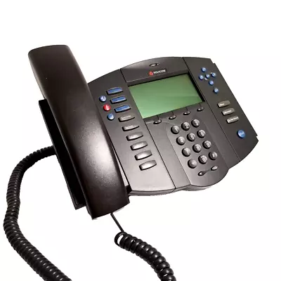 Polycom SoundPoint IP 501 SIP VOIP Desktop Telephone Corded Phone 3 Lines • $19.95