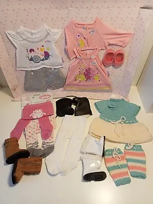 Baby Born Doll Clothes 3 Pairs Tights Shoes Boots Bundle NEW • £29.50