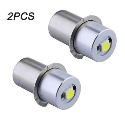 2pc Maglite LED Upgrade Bulb Conversion 2D 2C Cell Torch Flashlight Replacement • £13.19