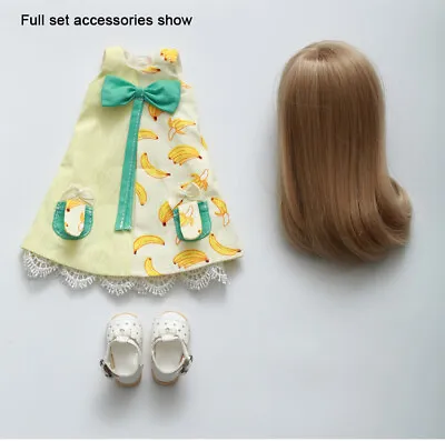 New Dress Clothes Hair Shoes For 1/6 BJD Doll CP/Fairyland Littlefee Rara A • $22.06