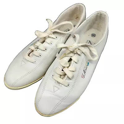 Vintage 90s LA Gear Low Top Walking Shoes Sneakers Womens Size 8.5 White • $49.95