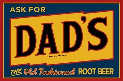 Dad's Root Beer Metal Advertising Sign • $49.95