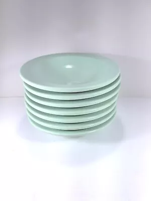 Vintage Boonton Mint Green Set Of 7 Dessert Bowls 302-7  FREE SHIPPING • $15