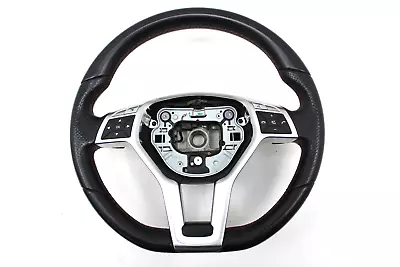 2012-2015 MERCEDES C300 C350 AMG Sport Steering Wheel W/ Red Stitching #2202 • $331.55