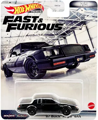 1987 Buick Regal Gnx Black  Fast & Furious  Diecast Model Car Hot Wheels Hcp16 • $8.99