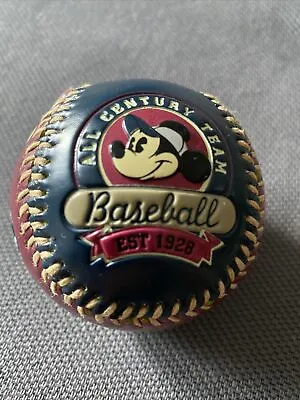£9.99 • Buy Mickey Mouse Steamboat All Century Team Baseball Ball Walt Disney World 