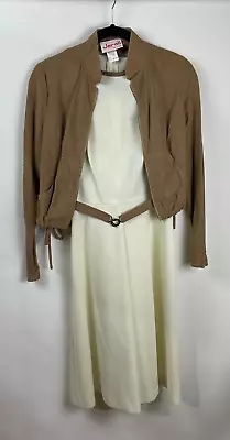 Vintage 70s Ladies Clothing Jerell Of Texas 3 Piece Dress Women's Size 7 • $128.23