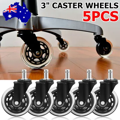 $21.45 • Buy 5PCS Rollerblade Office Desk Chair Wheels Replacement Rolling Caster 3 Inch 75mm