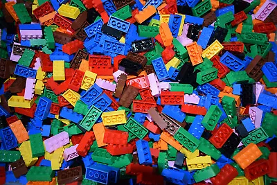 LEGO Bricks 2x4 X 100 Pcs - Mixed Colours- Part.3001 - CityFriendsStar Wars • £15.85