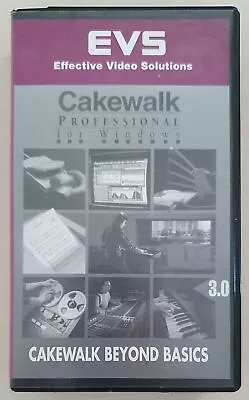 EVS Effective Video Solutions Cakewalk Beyond Basics 3.0 VHS. Ref00123 • £10.75