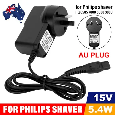 $12.95 • Buy 15V AU Shaver Charger For Philips Electric Shaver HQ8505 7000 5000 3000 HQ PT RQ