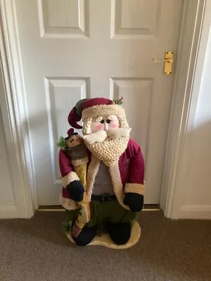 Father Christmas Standing Santa  Height Adjustable Figure Decoration • £25