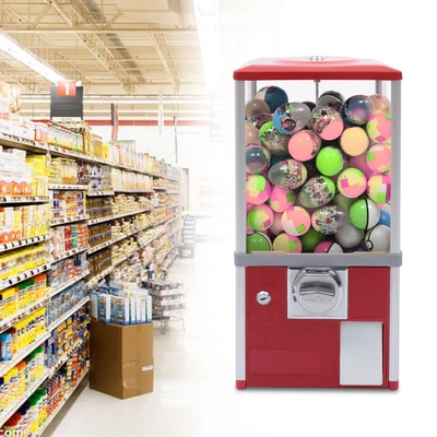 $119 • Buy Gumball Machine Vintage Candy Vending Dispenser Coin Bank Big Capsule USA