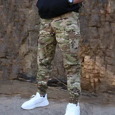 Mens Tactical Pants Tactical Combat Training Trousers MC MCBK Color • $38.71