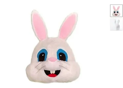 Easter Bunny Mascot Head Rabbit Animal Mask Fancy Party Festival Dress Adult • $34.99