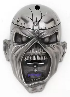 £40 • Buy Beer Buddie Wall Mounted Bottle Opener - Iron Maiden's Eddie Trooper Gun Metal