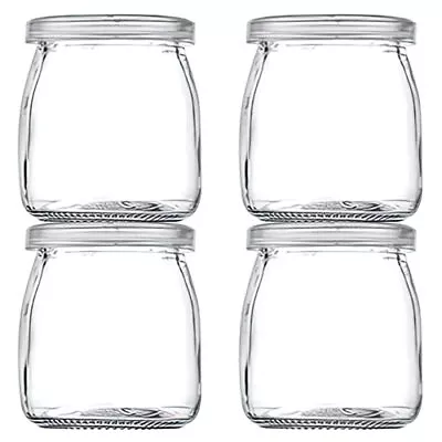 5.3oz / 7 OZ Mini Glass Jar With Lid For Pudding Yogurt Caviar Herb Jelly... • $29.22