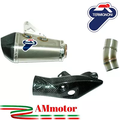 Exhaust Termignoni Kawasaki ZX-10 R 2011 11 Motorcycle Muffler Relevance Steel • $532