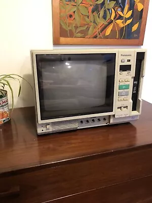 Panasonic PortableTV Retro Gaming Monitor  VHS Player AG-500R Tested Working • £520