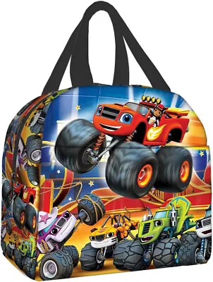 Monster Truck Double Insulated Kids Lunch Box Bag Keep Food Fresh For Hours! • $9.99