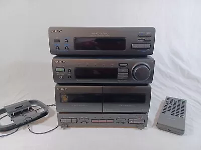 Sony MHC-2750 Mini Hi-Fi Component System Radio Tape Player Stereo Parts Only • $80