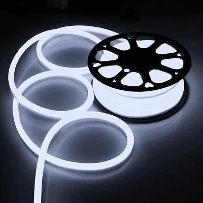 LED Strip Neon Flex Rope Light Waterproof 220V Flexible Outdoor Lighting UK Plug • £149.99