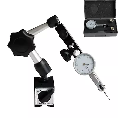 Professional Dial Test Indicator With Magnetic Base Stand And Storage Case，0-0.0 • $52.39