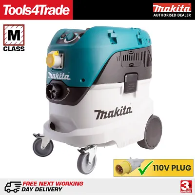 Makita VC4210MX 110V M-Class Dust Extractor 42L With Power Take Off • £758