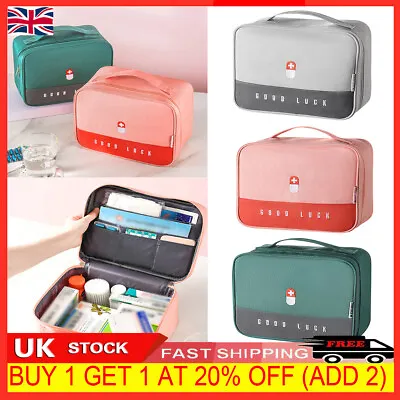 £7.79 • Buy First-Aid-Kit Bag Medical Emergency School Home Car Taxi Work Travel Portable