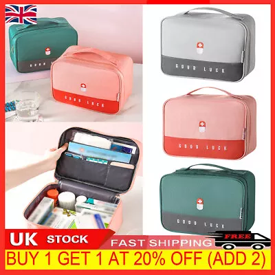 £7.79 • Buy First-Aid-Kit Bag Medical Emergency School Home Car Taxi Work Travel Portable