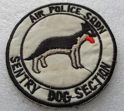 Air Police Squadron Sentry Dog Section Vietnam War Patch • $0.99