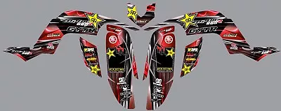 Fits Yamaha Raptor 660  GRAPHICS KIT STICKER DECALS YAMAHA RAPTOR 660 • $128.24