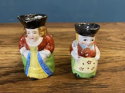 X2 Vintage Miniature Made In Occupied Japan Toby Jugs • £20