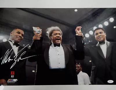 Mike Tyson Hand Signed Autographed 16X20 Photo W/ Muhammad Ali Don King JSA COA • $119.99