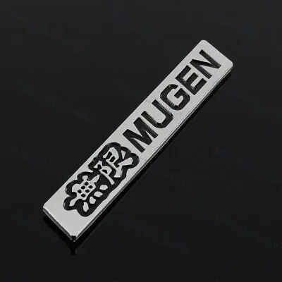 Aluminum Car Trunk Emblem 3D Badge Sticker Decal MUGEN Black For HONDA CIVIC NEW • $5.49