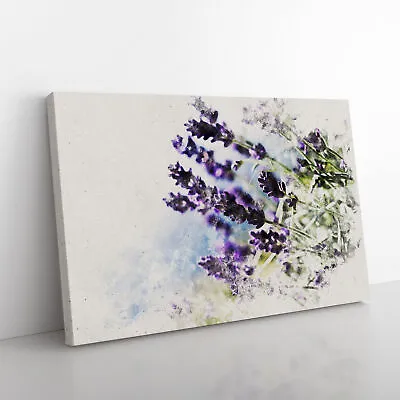 Lavender Vol.2 Canvas Wall Art Print Framed Picture Decor Living Room Bedroom • £24.95