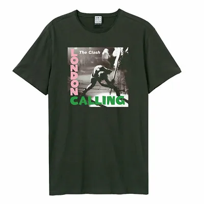 £22.95 • Buy Amplified The Clash - London Calling - Men's Charcoal T-Shirt 