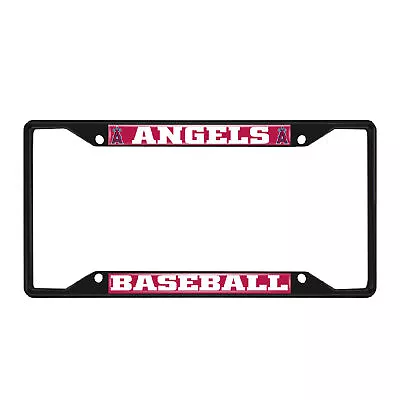 Fanmats MLB Los Angeles Angels Black Metal License Plate Frame • $9.99