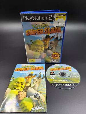 Shrek Superslam (PlayStation 2 PS2) FAST FREE POST • $19.95
