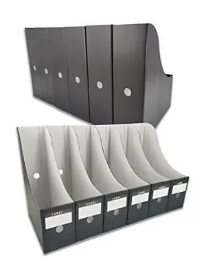 HUAPRINT Magazine File Holder(12 PackBlack)-Folder  Assorted Colors  • $24.19