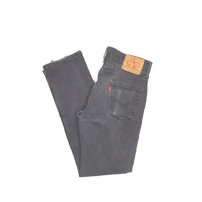 £14.99 • Buy Mens LEVIS 510 Skinny Fit Black Denim Repair Needed Jeans Trousers W30 L28