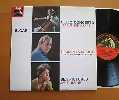 £25 • Buy ASD 655 Jacqueline Du Pre Elgar Cello Concerto Barbirolli EXCELLENT Stereo EMI