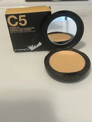 MAC Studio Fix Powder Plus Foundation NC42  (0.52 Oz / 15g) NEW IN BOX • $35