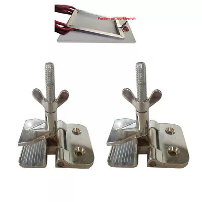 TECHTONGDA 2pcs Screen Printing Screen Frame Hinge Clamp Butterfly Clamps • $14.99